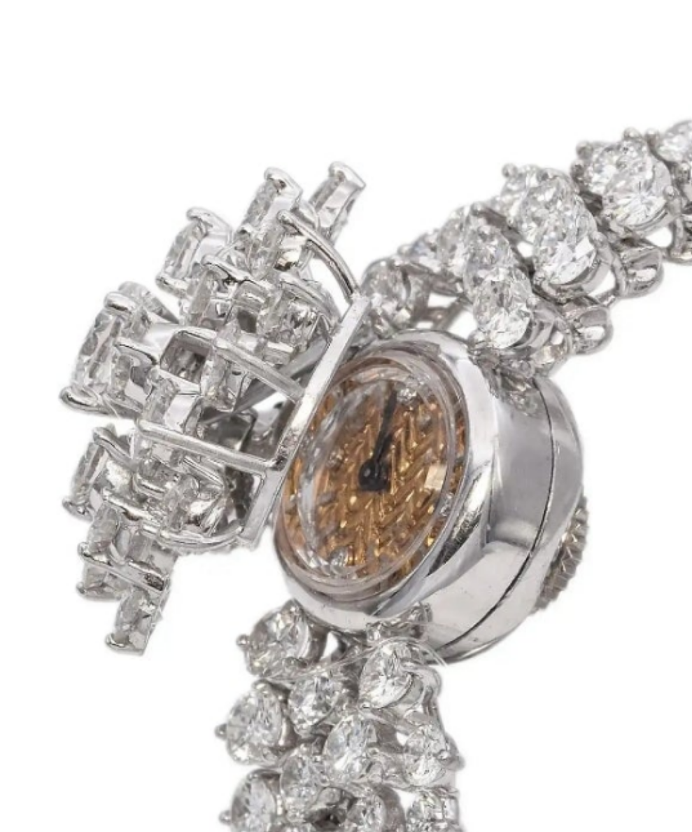 Stunning Vintage Blancpain Platinum Diamond Hidden Watch