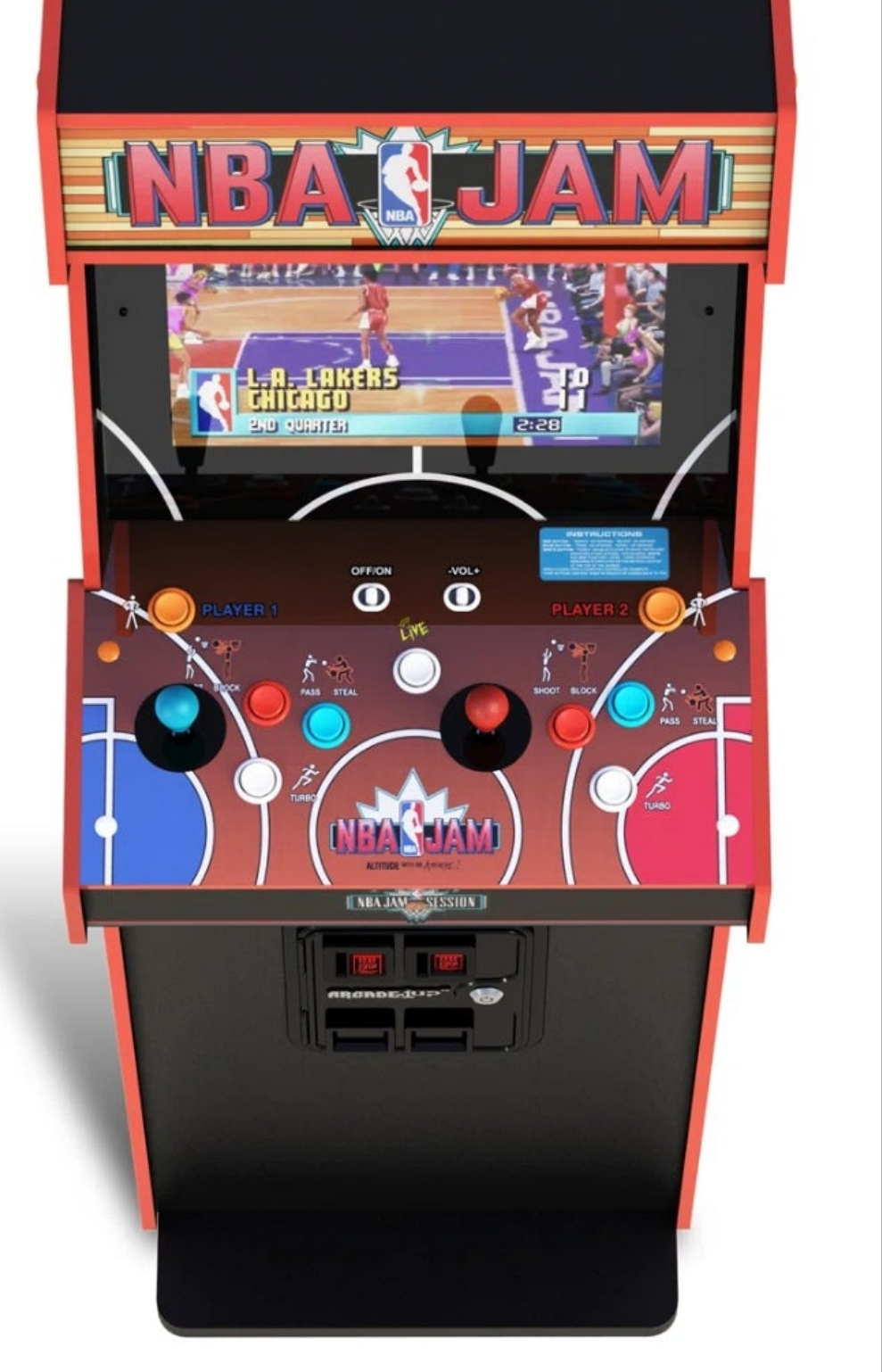 GALAGA 1981 DLX ED...OR Pacman Legacy Arcade DLX ED...OR Nba Jam Deluxe 2-player Control Panel Arcade Machine Console...ORMORTAL KOMBAT II ARCADE DLX ED
