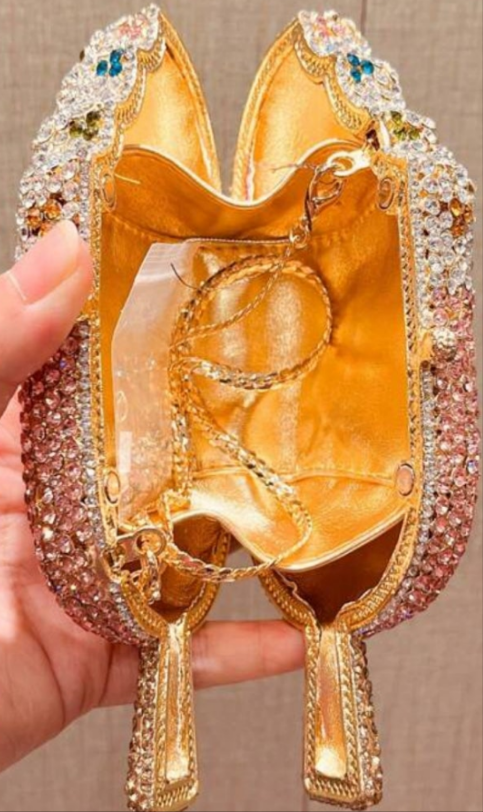 COCOMONEY Miss Icy Clutch Evening Bag