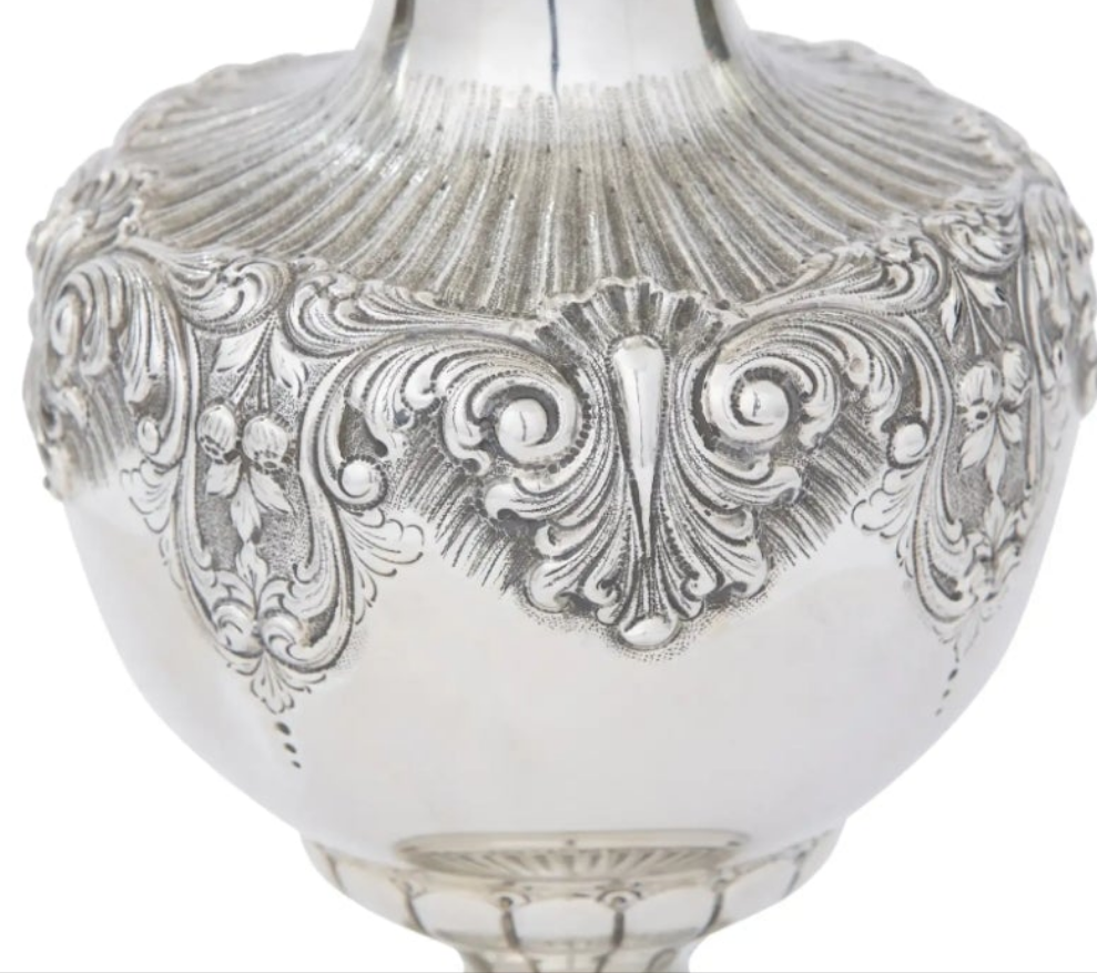 925 Very Large Sterling Silver Decorative Piece / Vase