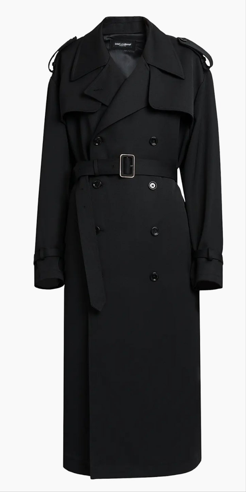Dolce&Gabbana
Wool Gabardine Trench Coat