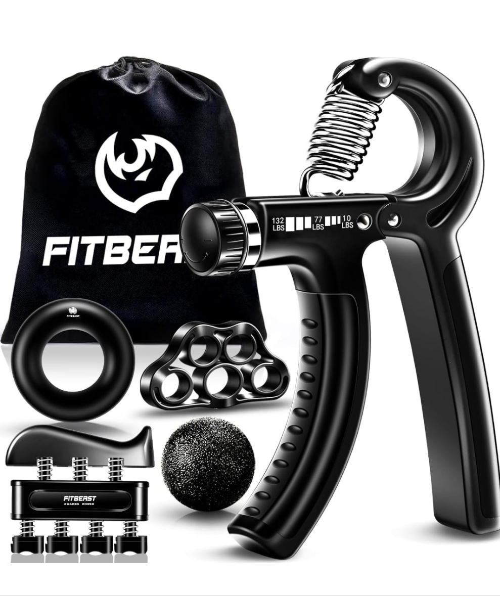 Grip Strengthener Forearm Strengthener Hand Grips Strengthener Kit - 5 Pack Adjustable Resistance
