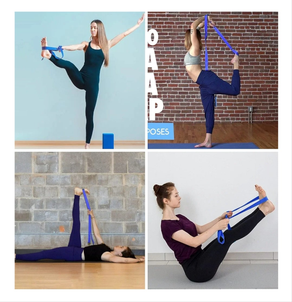 Yoga Mat Set,Yoga Mat with Carrying Strap,Yoga Blocks 2 Pack with Yoga Strap,Yoga Ball,Ankle Puller,11-Piece Yoga Kits and Sets ,Yoga Starter Kit for Women Men kids