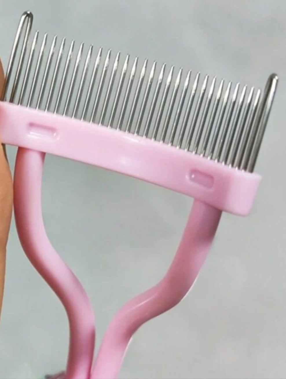 1 or 2 piece eyelash Comb rhinestone design cute material plastic