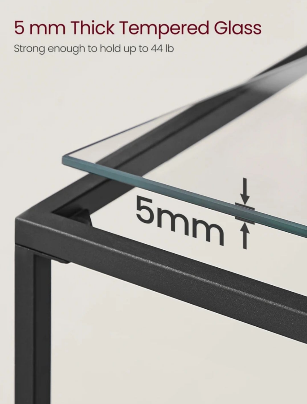 39.4 Inch Console Sofa Table, Modern Entryway Table, Tempered Glass Table, Metal Frame, 2 Shelves, Adjustable Feet, For Living Room, Hallway stainless steel 1 table