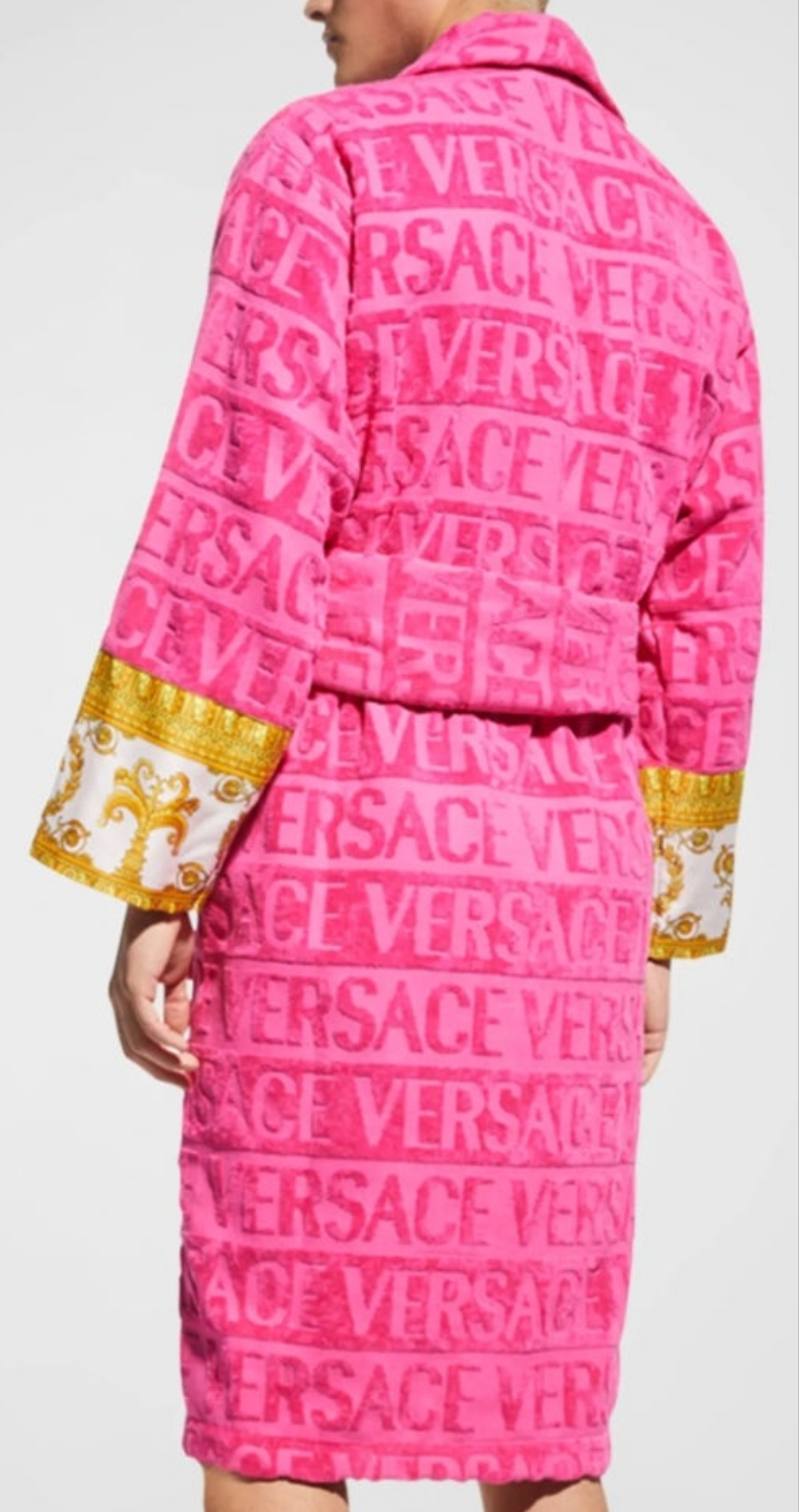 Versace Unisex Barocco Sleeve Robe