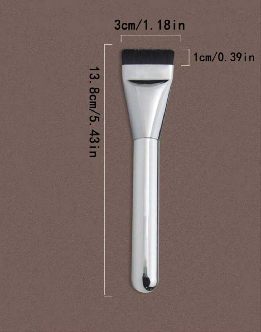 1pc Lightweight Ultra-Thin Foundation Brush, Face Contour Brush, Flat Contour Brush, Blending Cream Brush For Makeup material pp