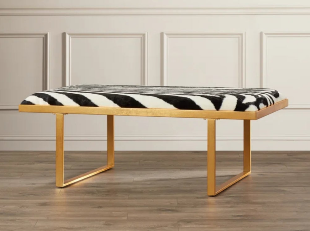 Zebra striped table or seating