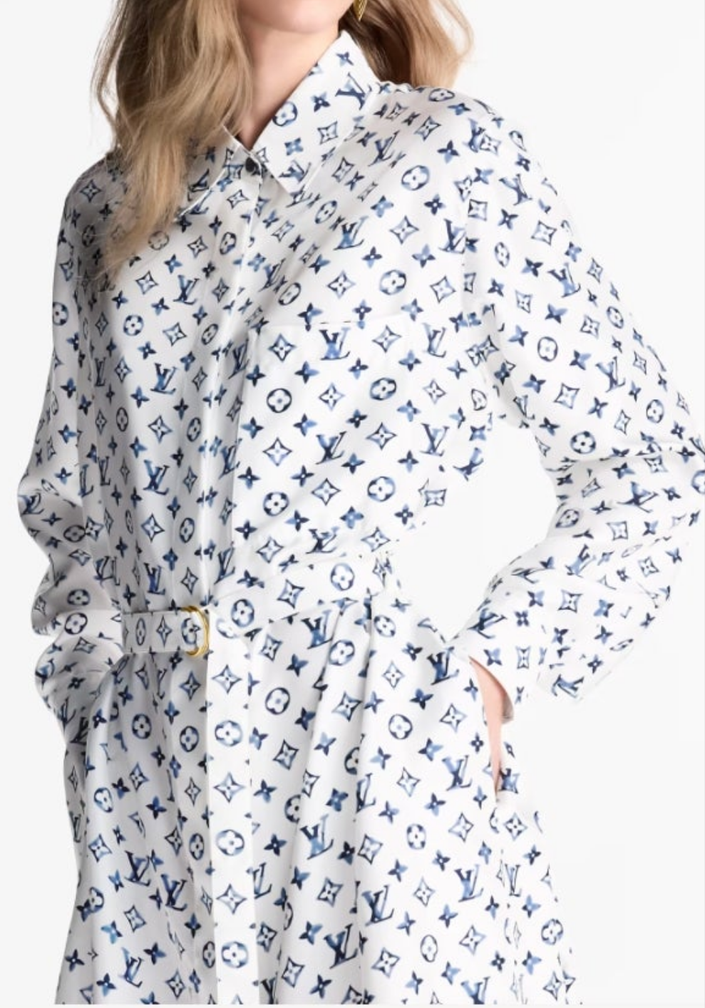 Louis Vuitton Monogram Shirt Dress