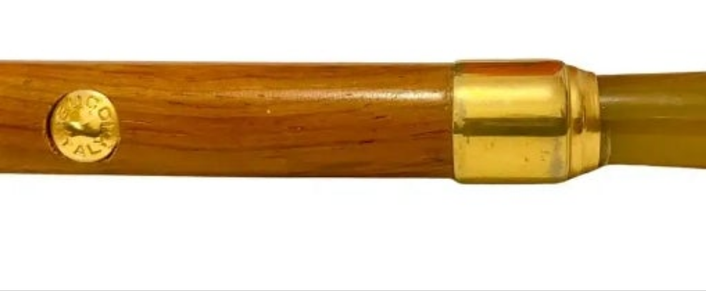 1960s Gucci Wood Golf Club Web Stripe Long Shoe Horn