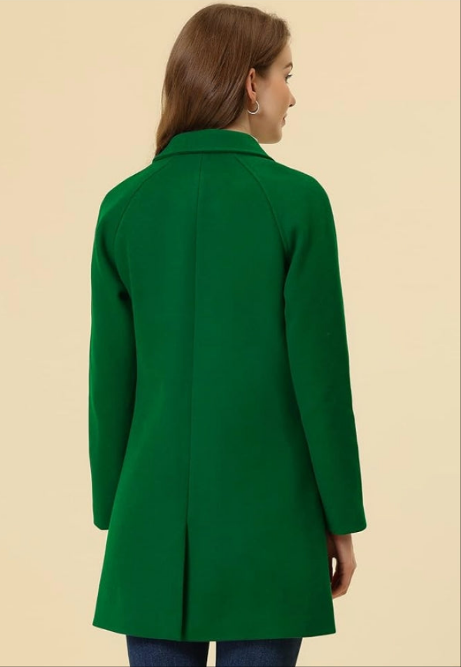 Women's Notched Lapel Winter Coats