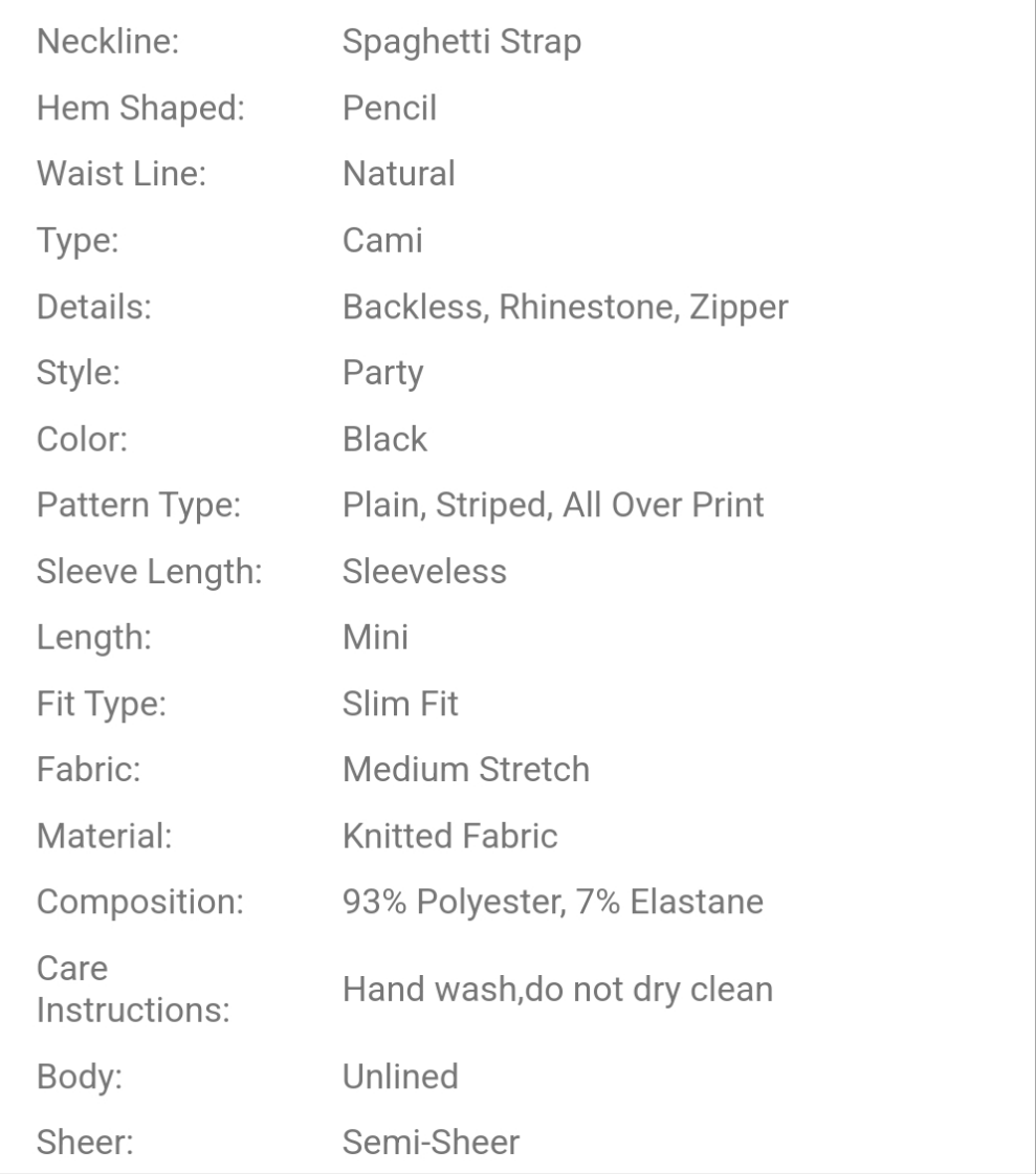 Plus Size Women Elegant Party Bling Rhinestone Embellished Bodycon Black Dress COCOMONEY
