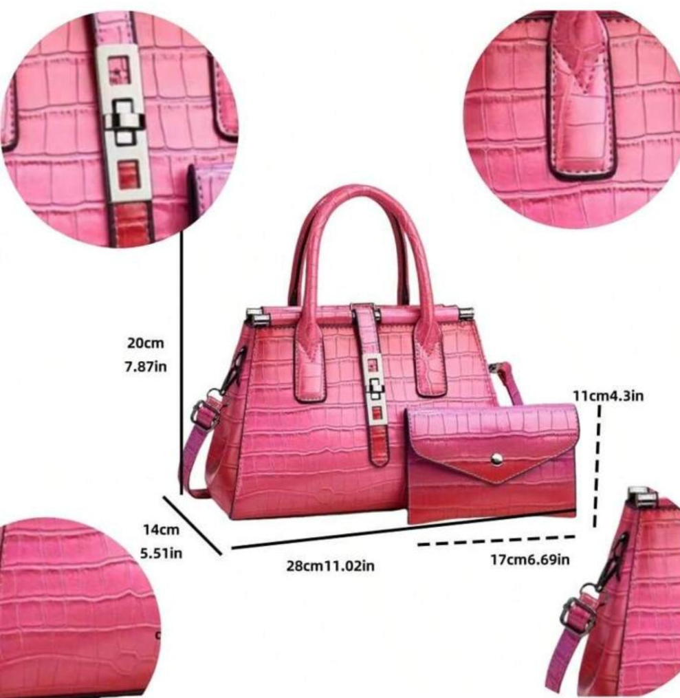 COCOMONEY Handbag and wallet 2pc set Pretty Lady