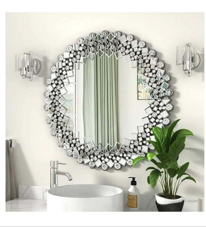 Gorgeous Luxury Mirrors for Bedroom Livingroom Hallway 31.5'' x31.5''