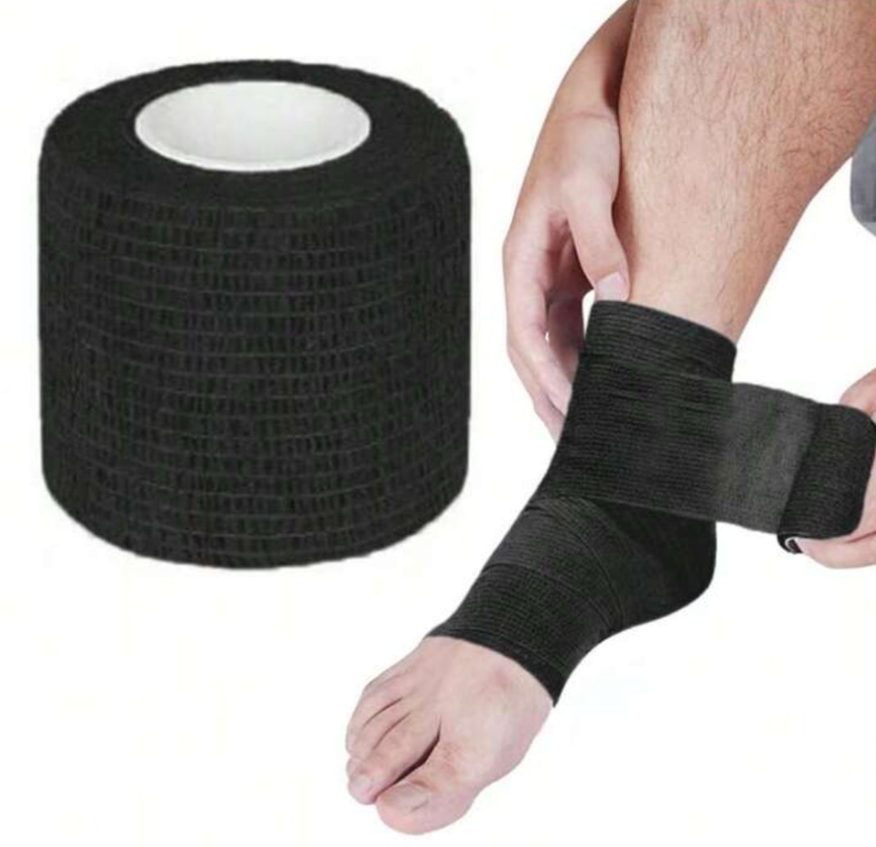 1 Pack Self-Adhesive Bandage Wrap, 2 Inches X 5 Yards, Self-Adhesive Sports Bandage Wrap