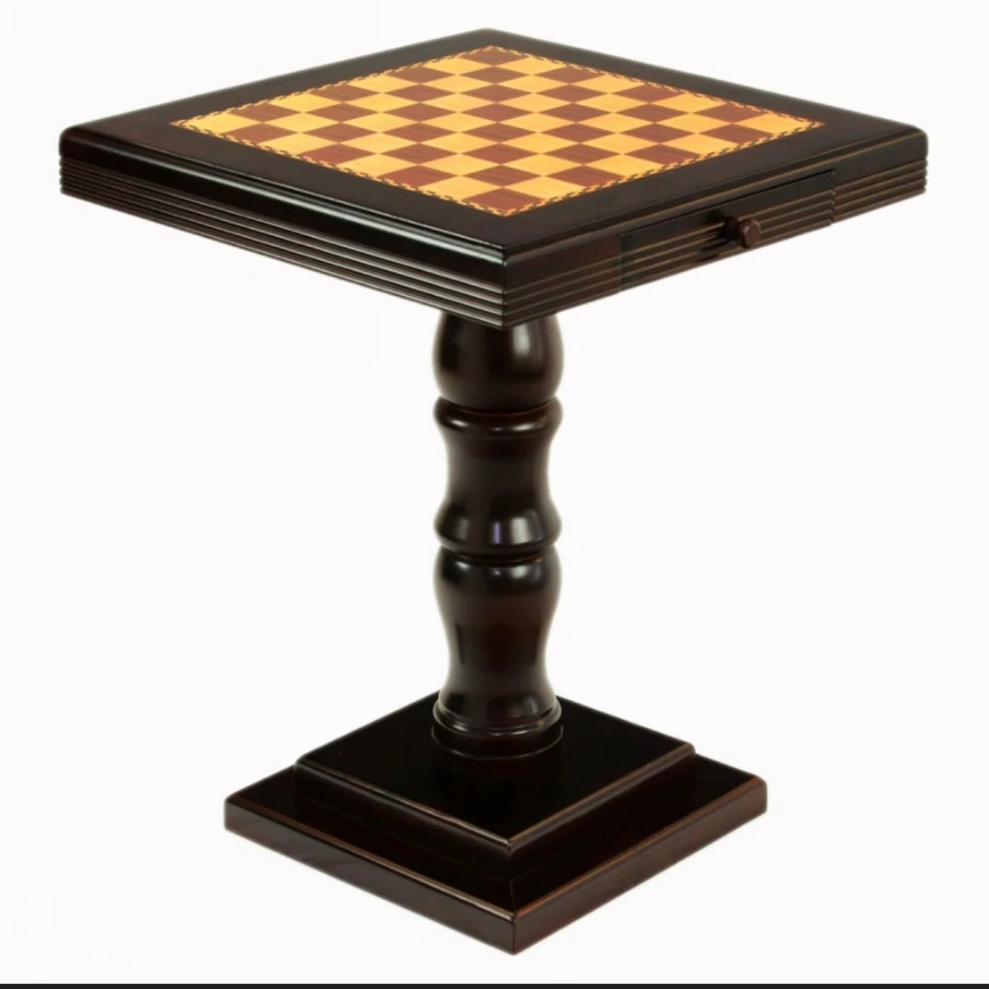 Chess Table in Square wood
