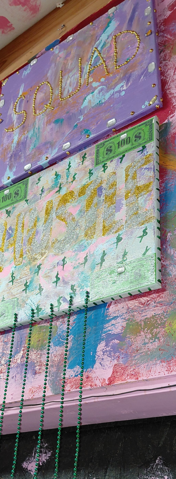 COCOMONEY ART Squad 1 OF 1 CUSTOM PIECE BY COCOMONEY painting on canvas acrylic