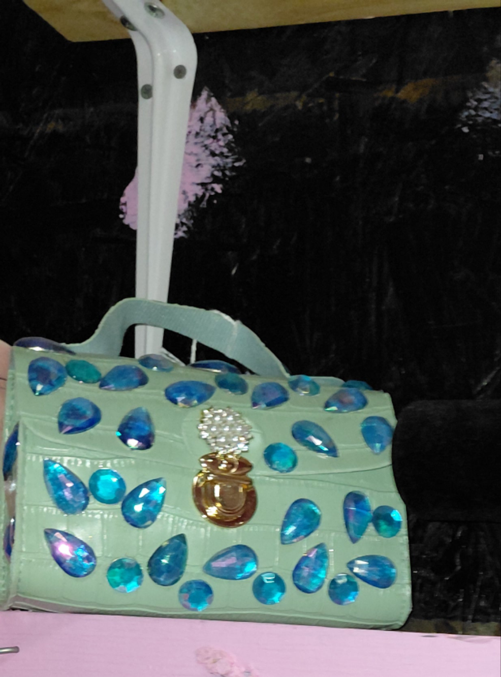 Custom mini Handbag COCOMONEY 1 of 1 only 1 size*7×5in pu