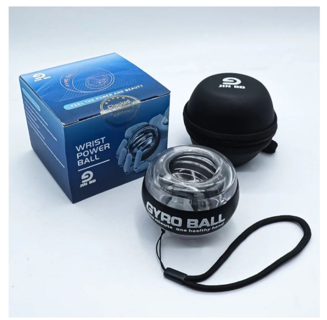 Wrist Trainer Ball Auto-Start Wrist Strengthener Gyroscopic Forearm Exerciser Gyro Ball for Strengthen Arms, Fingers, Wrist Bones and Muscles