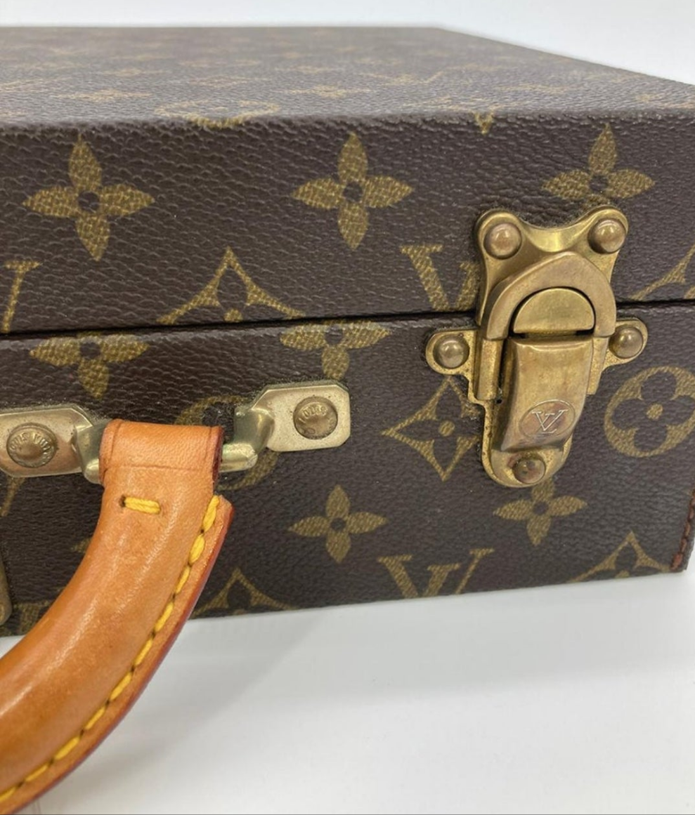 Vintage Louis Vuitton Monogram Jewelry Case c1970s