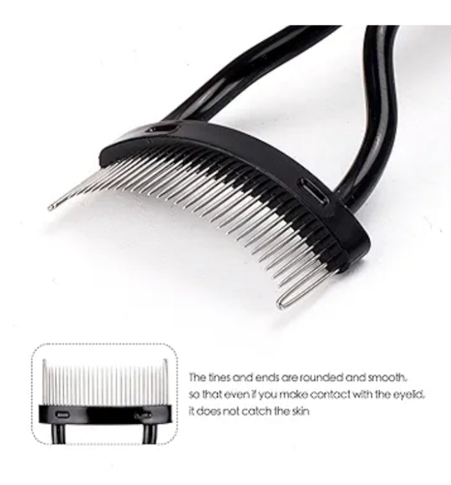 4 Pcs Lash Comb Eyelash Separator Metal Teeth Mascara Comb Eyelash Definer Lash Separator Tool Eyelash Brush