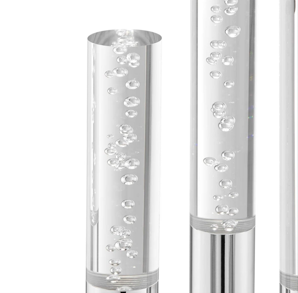 Acrylic LED Cylinders Table Lamp / 3 Light
