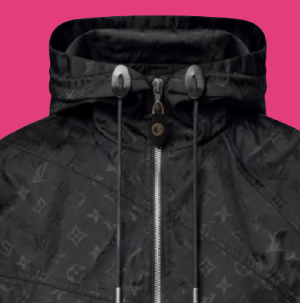 Louis Vuitton Cropped Monogram Windbreaker