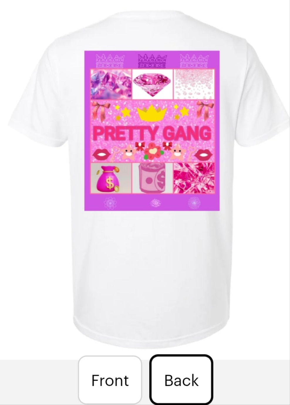 Pretty Gang merch by Cocomoney choose number beside product you want