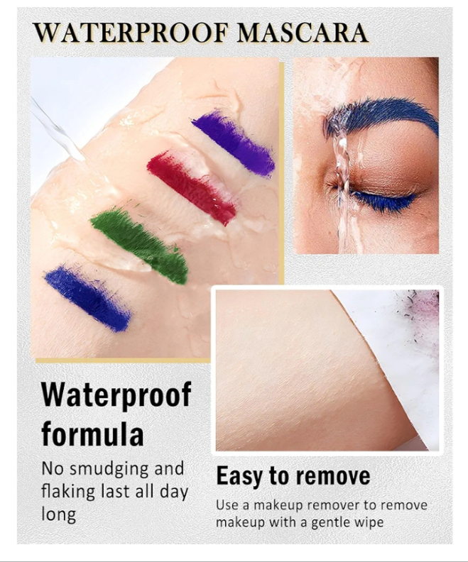 5 colors Mascara set
