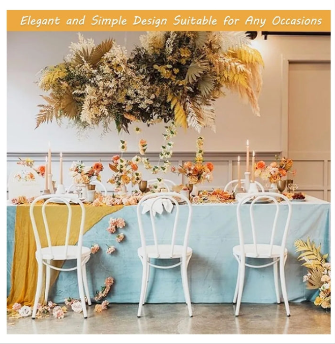 12 Pack 10Ft Cheesecloth Table Runner 35x120 Inch Boho Gauze Table Runner Rustic Cheese Cloth Long Table Runner Romantic Table Runner for Wedding Bridal Shower Birthday Party Table Decor