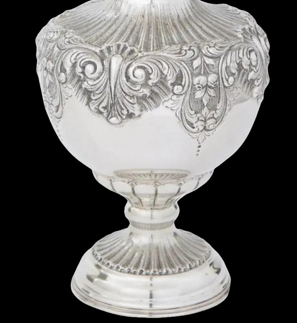 925 Very Large Sterling Silver Decorative Piece / Vase