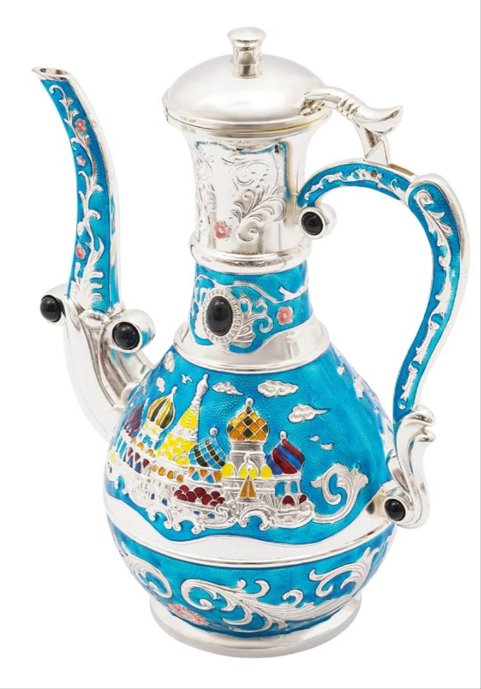 Foreign Tea Set Gecenia Castle Patterned Tea Set & Wine Set cute π