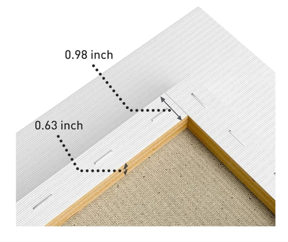 10Pcs Black Stretched Canvases for Painting, Multi Pack 4x4", 5x7", 8x10",9x12", 11x14" Set of 10, Primed 100% Cotton Artist Blank Canvas Boards for Painting, Acrylic Pouring, Oil Paint Art