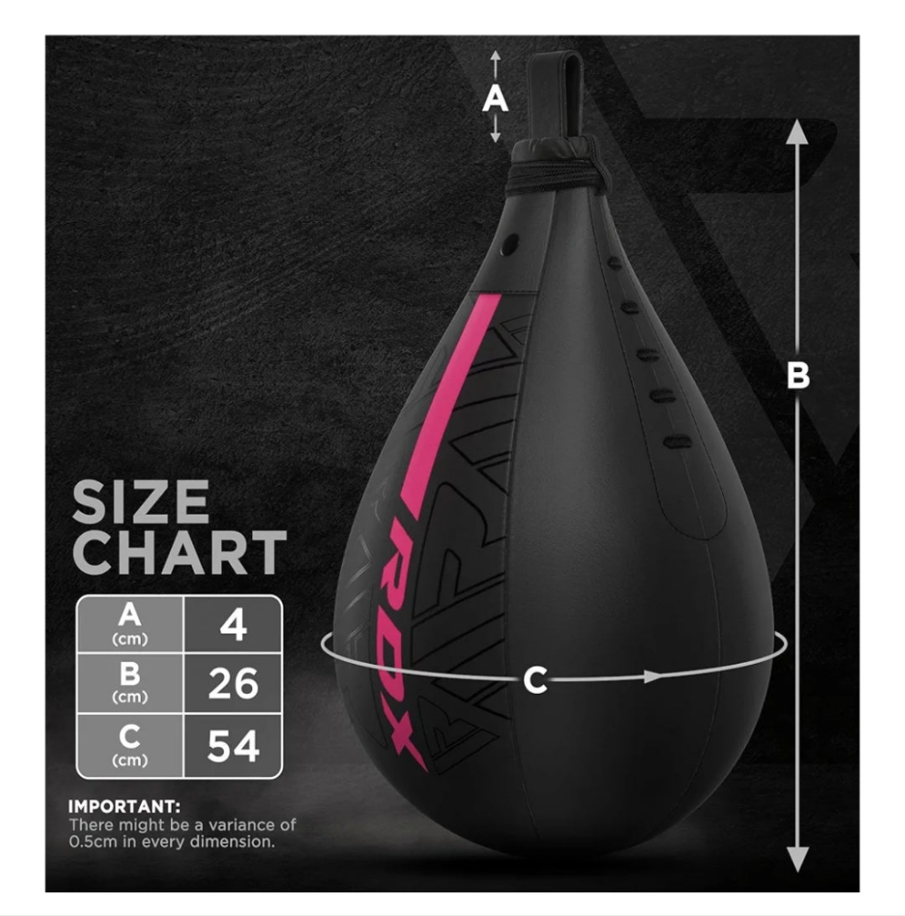 Speed Bag Boxing Ball and Swivel Set, Maya Hide Leather Dodge Striking Mount Kit with Additional Bladder, MMA Muay Thai Punching Workout Kicking Martial Arts Training Home Gym Exercise Speedball