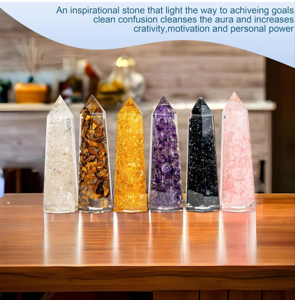 πππ ππ
π πππππππ πππππ: Our Healing Crystals Wand Set includes Amethyst, Tigerβs Eye, Rose Quartz, Citrine, Clear Quartz and Black Tourmaline. Each of the 3-inch crystal stones wands is hexagonal, expertly cut, and crafted for energy hea