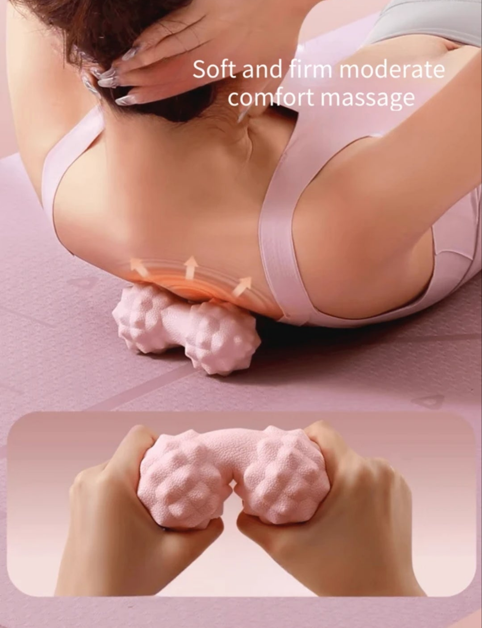 2pcs Massage Ball, Fascia Ball, Muscle Relaxation Ball, Acupressure Spiky Ball, Yoga Fitness Ball, Handheld Foot Roller