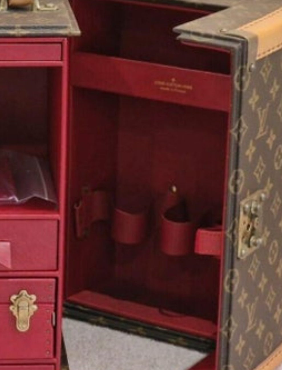 Rare Louis Vuitton Trunk Sharon Stone Case amfAR 1 Of "100 Legendary Trunks" One of the rarest LV trunks and one of the 100 Legendary Trunks as per the LV book. Comes with original papers.