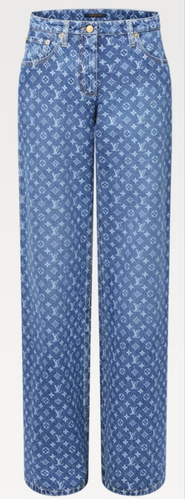 Louis Vuitton Monogram Flared Jeans