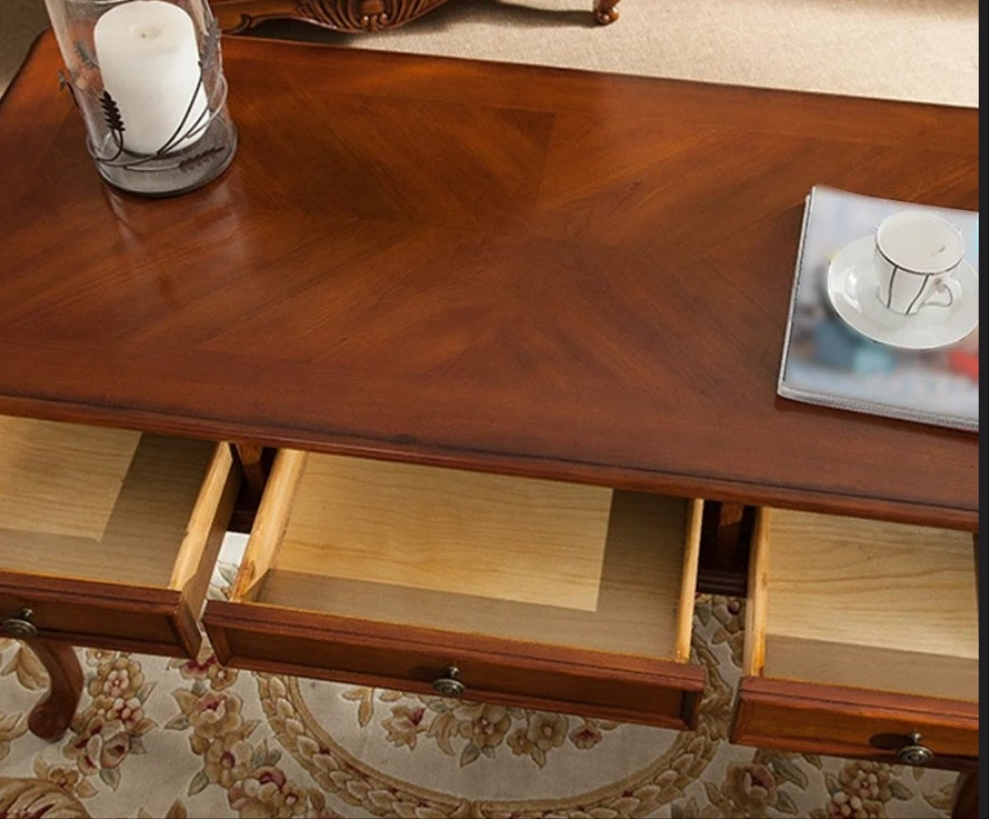 Birch Solid Wood Desk and Chair Set For the Mature Individual