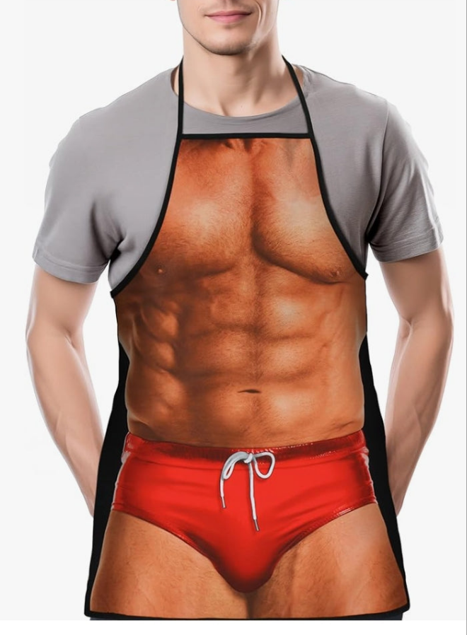 Apron Kitchen Chef Cooking Gag Gift Creative Funny Grilling Baking
