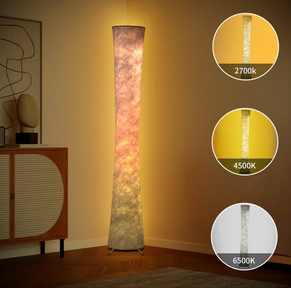 LED Dimmable Novelty Floor Lamp with Remote and APP Control