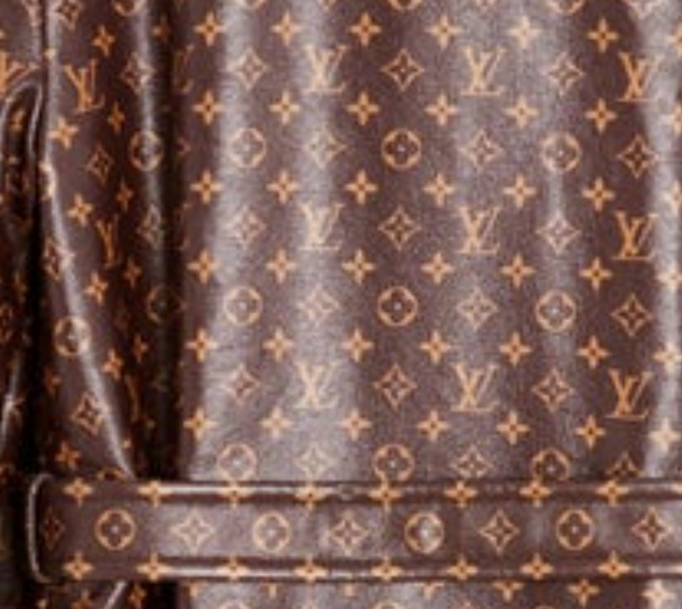 Hot Louis Vuitton 2020 Manteau FR38 LV Silk Monogram Trench Coat UK10 US8 NWT