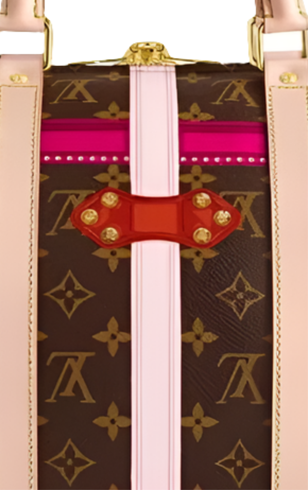Louis Vuitton Keepall Bandouliere
Monogram Tromp L'oeil Screen 50 Pink Multicolor