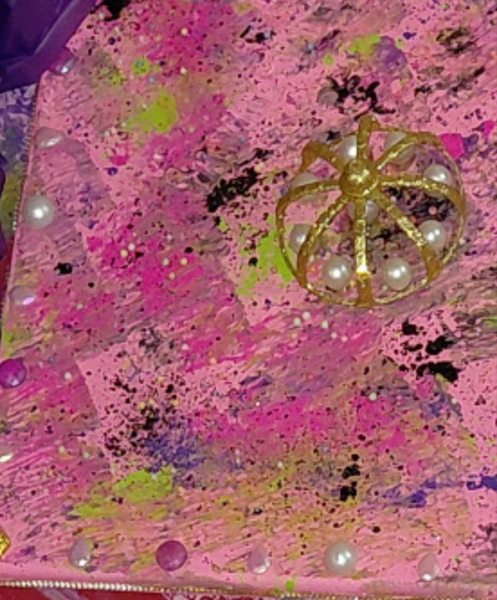 COCOMONEY ART Crown 1 OF 1 CUSTOM PIECE BY COCOMONEY painting on canvas