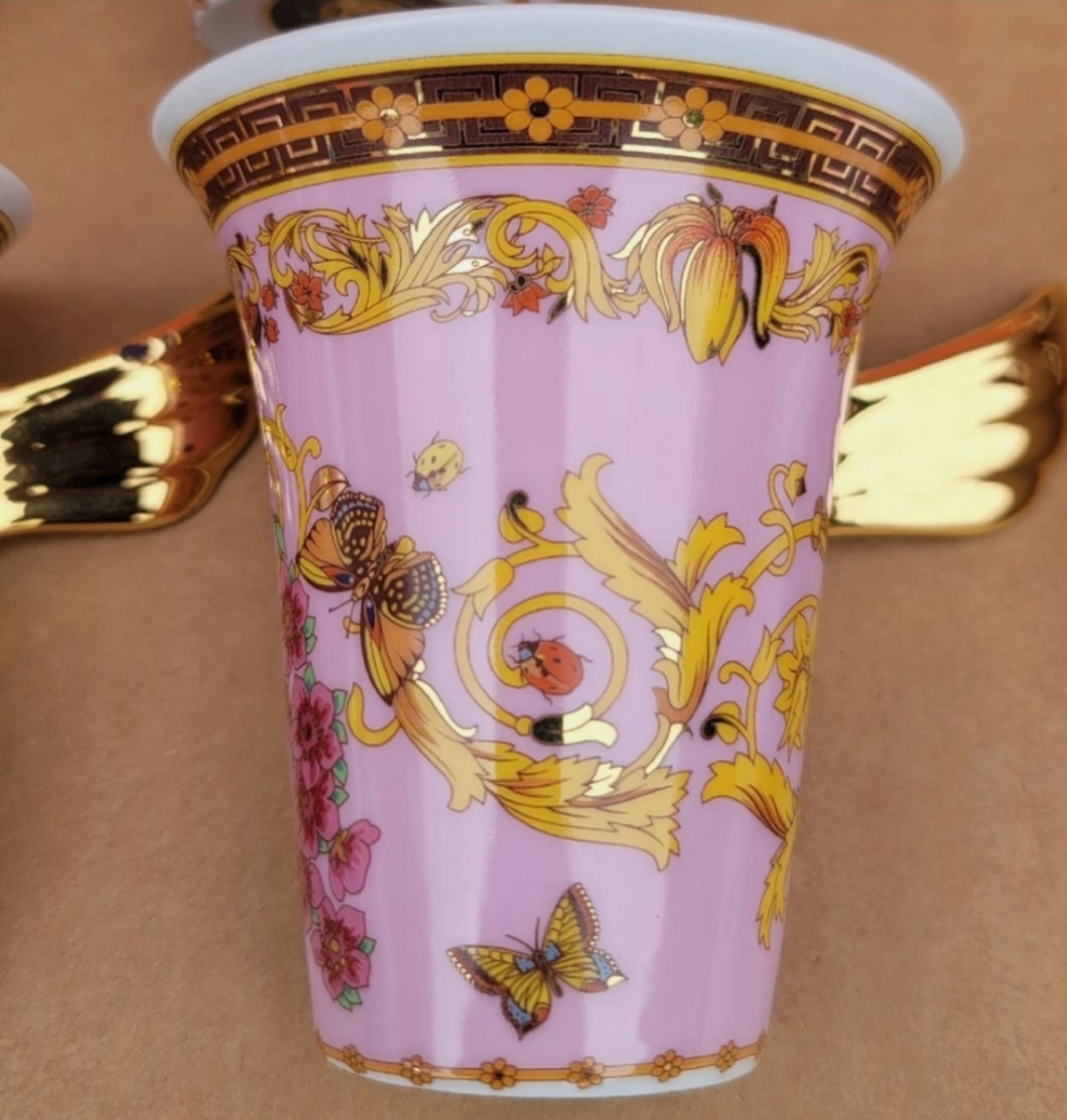 Le Jardin de Versace Rutherford Butterfly Garden Coffee Set 15 PIECES