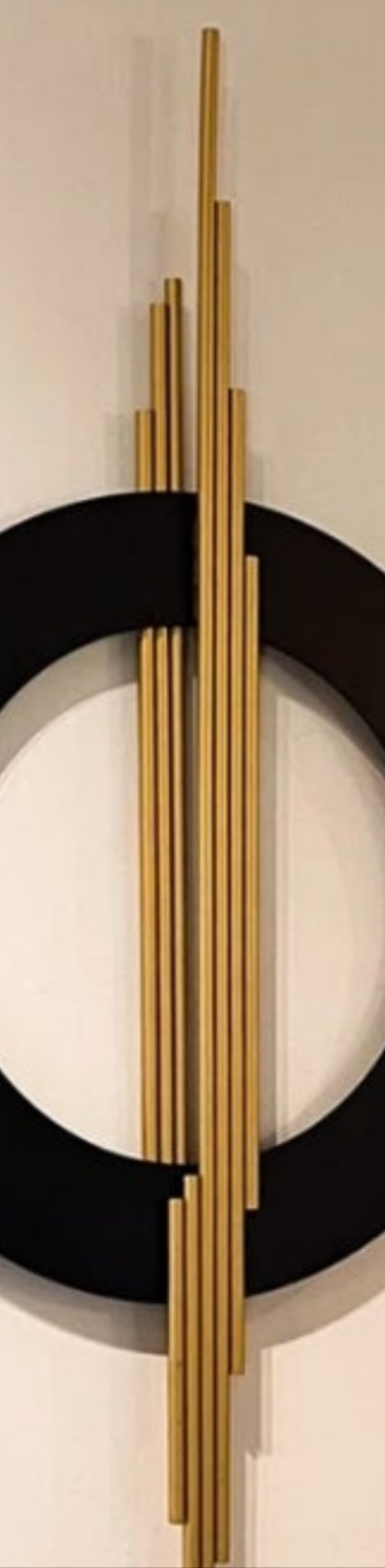 3D Modern Metal Wall Decor (Hangable Horizontally or Vertically) indoor or outdoor