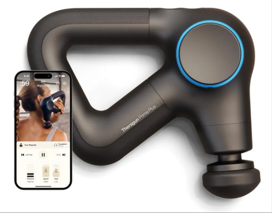 Powerful Massage Gun for Enhanced Warm-Up & Workout Recovery - Quiet Deep Tissue Massager for Body and Back Pain Relief - Leg & Back Massager with Heat