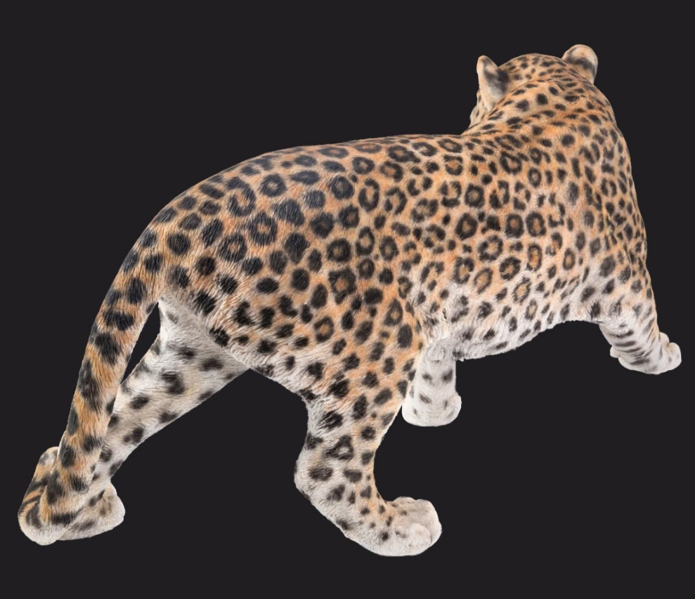 Leopard Stalking Statue Outdoor Garden Walkway Entryway Porch etc.