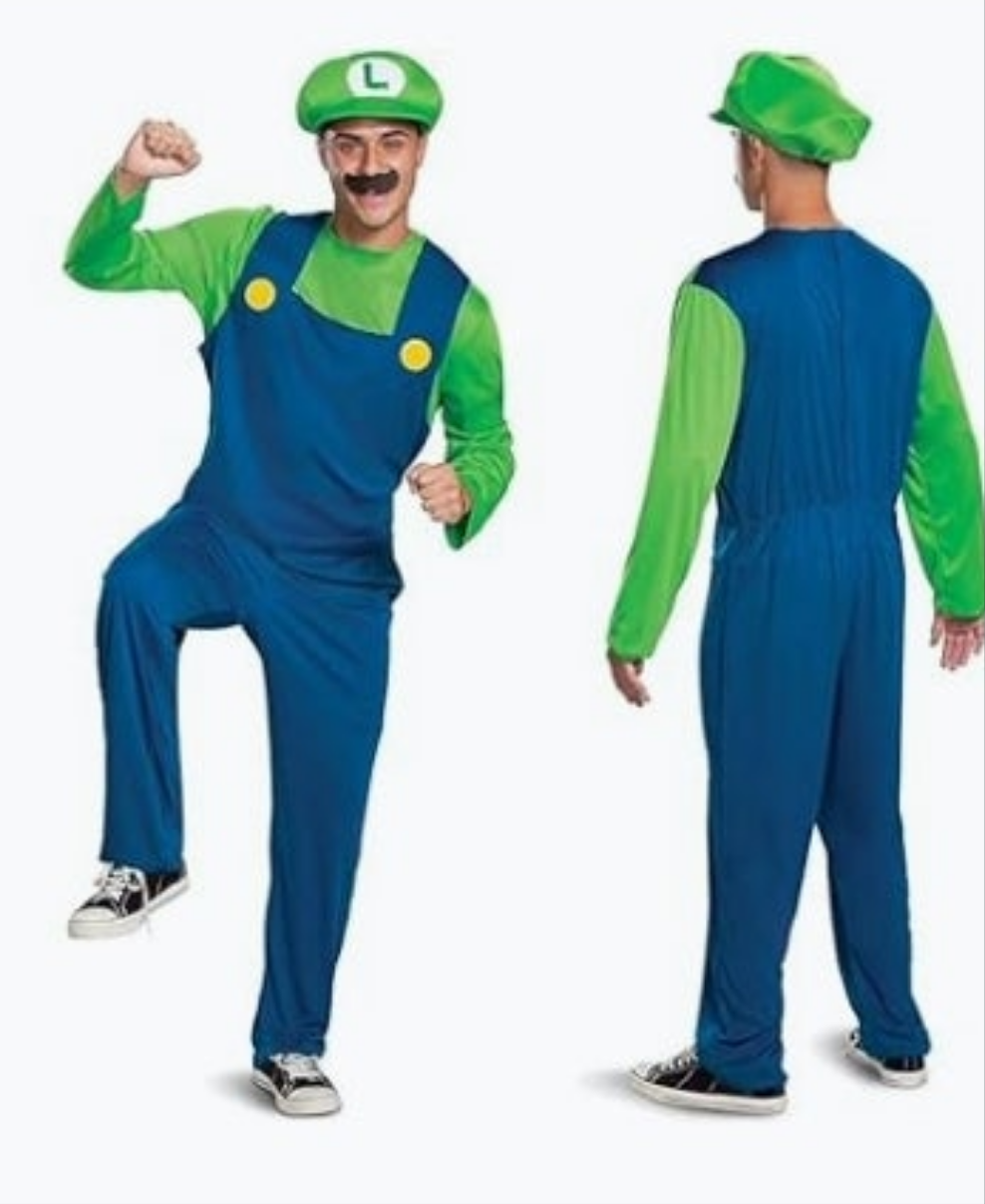 Adult Halloween costume comes with accessories show in its photo choose number by the costume you want