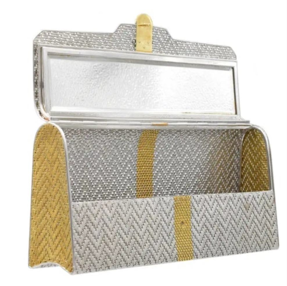 Gucci Gold and Diamond Minaudière 0.58k 18k Gold
